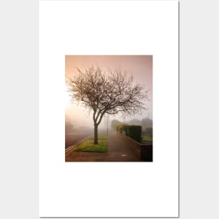 Misty Morning in Birchington Posters and Art